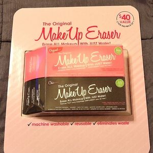 Pink and Black Makeup Eraser